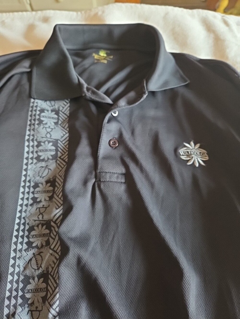 Diamond Head Waikoloa Black Polo Shirt  XL - Picture 7 of 7